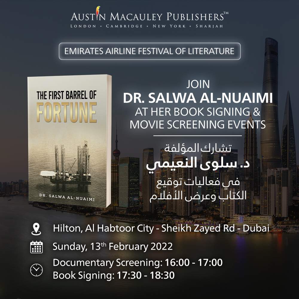 Book Signing and Documentary Screening with Salwa Al-Nuaimi at The Emirates Airline Festival of Literature